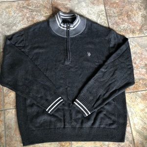 US POLO ASSN. plus size 2X gray sweater #H